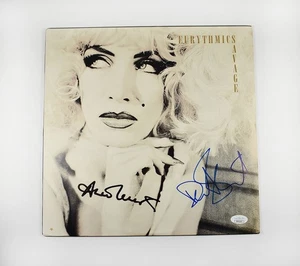 Eurythmics Lennox Stewart Autographed Signed Album LP Record Authentic JSA COA - Picture 1 of 2