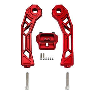 10" Handlebar Clamp Riser & Gauge Mount Fit For Harley Softail Street Bob 18-25 - Picture 1 of 17