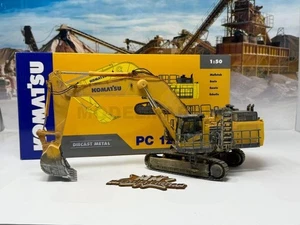 NZG 999W KOMATSU Bagger PC1250LC-11 VERSCHMUTZT - WEATHERED 1/50 - Bild 1 von 15