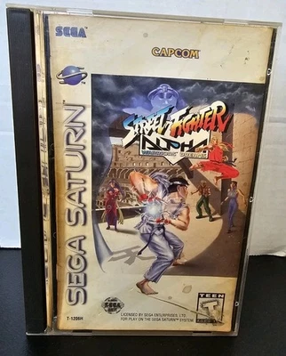 Street Fighter Alpha: Warriors' Dreams (Sega Saturn, 1996) W/ Reg Card  - Image 1 of 4