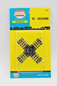Model Power #4959 90 Degree Crossing - N Scale, Made in Austria - Picture 1 of 2
