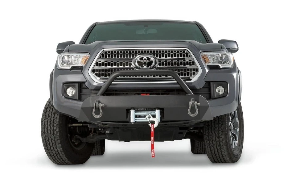 Warn Winch Mount Fits Toyota Tacoma Bolt-On Steel Black Powder Coated - Image 1 of 1