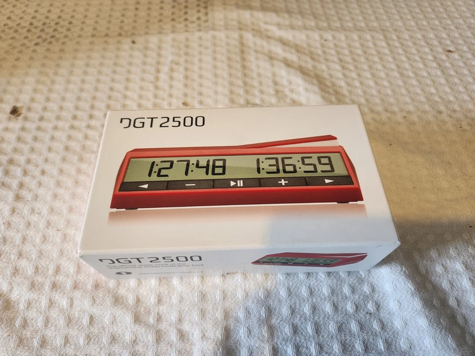 DGT 2500 Official Fide Digital Chess Clock/Timer