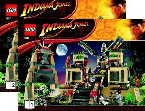 LEGO 7627 - INDIANA JONES  Temple of the Crystal Skull - INSTRUCTION MANUAL ONLY - Picture 1 of 1