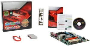 ECS GOAL3+ SiS 761 GX Socket 754 DDR 400 with AMD Sempron 3000+ mATX Motherboard - Picture 1 of 3