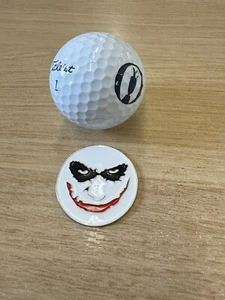 The Joker Movie Golf Ball Marker High Quality 35mm For Film Lovers - Picture 1 of 2