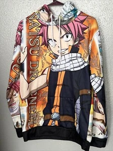 Fairy Tail Natsu Dragneel Sz L Cosplay Pullover 3D Printed Hoodie Anime Unisex - Picture 1 of 8