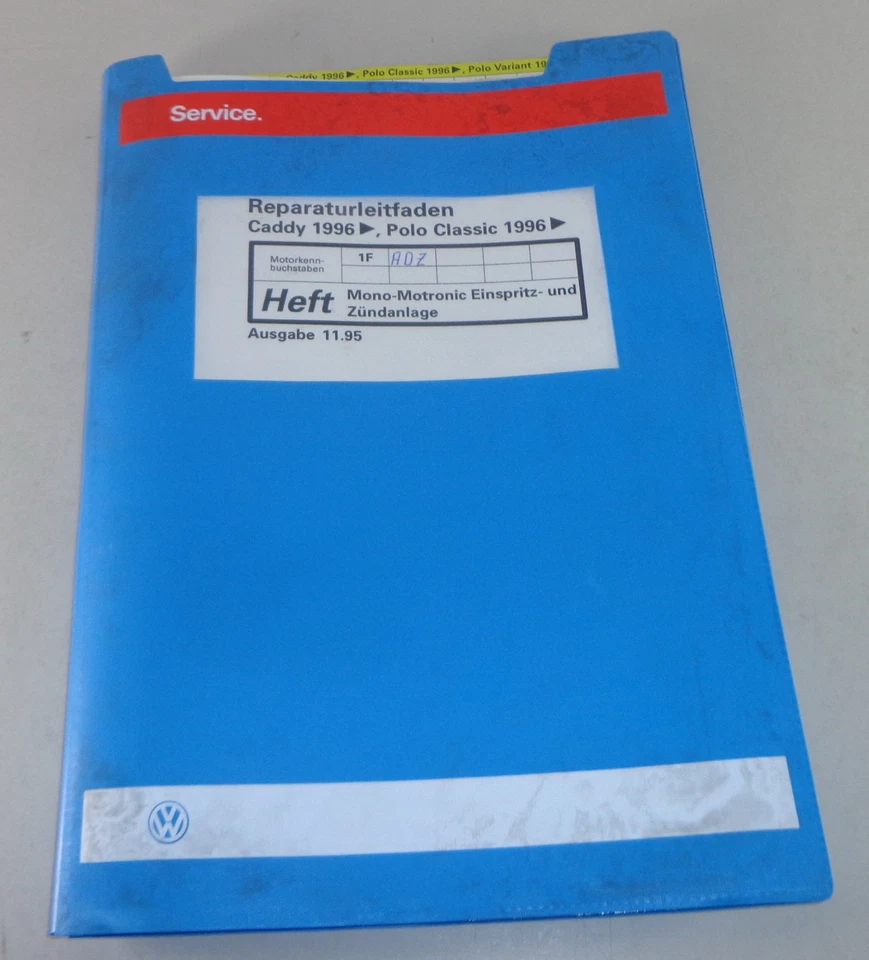 Manual de Taller VW Caddy / Polo Classic Inyección- Y Dispositivo Encendido 11/ - Imagen 1 de 1