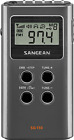 Sangean Sg-110 Sg-110 Portable Fm-Stereo/Am Pocket Digital Radio Gray