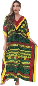 African Print Dashiki Maxi Caftan for Women - Picture 1 of 12