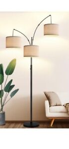 NINTIUE Dimmable Floor Lamp - 3 Lights Arc Floor Lamp