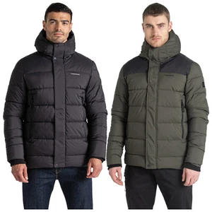Chaqueta Craghoppers Para Hombre Sutherland Abrigo Acolchado ThermoPro con Cremallera Completa con Capucha - Imagen 1 de 9