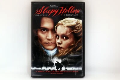 Sleepy Hollow (DVD, 1999) Johnny Depp, Christina Ricci - Tim Burton Film - Image 1 of 4