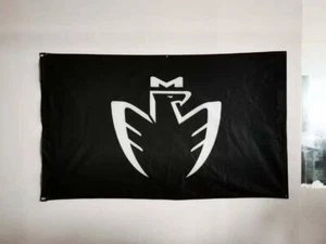 MR2 "Midship Runabout" Logo 3'x5' Automotive Flag - Picture 1 of 4