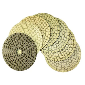 Almohadillas de pulido de diamantes secos ADT de 3 - Imagen 1 de 11