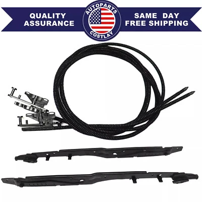 Crew Cab Sunroof Glass Cables+Track Assembly Repair Kit for Ford 2015-2020 F150 - Image 1 of 4