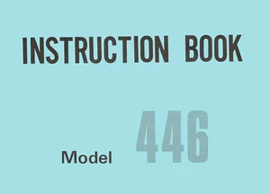 New Home 446 Sewing Machine Instructions Manual User Guide Vintage Reprint Copy - Picture 1 of 3