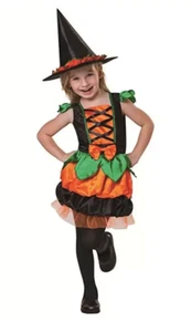 Totally Ghoul Pumpkin Lil' Witch Toddler Costume - Picture 1 of 1