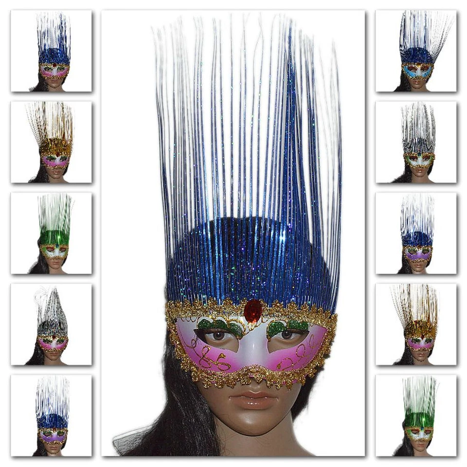 Augenmaske Venezianische Ballmaske Partymaske Maske Disco Fasching Karneval Ball - Bild 1 von 1