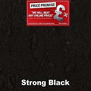 25 kg STRONG BLACK Dye/Pigment for Concrete, Render, Mortar & Cement colour dye - Picture 1 of 1