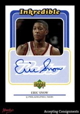 1999-00 Upper Deck Retro Inkredible #ES Eric Snow Autograph AUTO