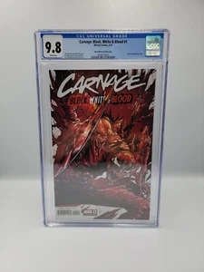 Carnage Black White and Blood #1 Checchetto 1:50 Variant CGC 9.8 - Picture 1 of 5