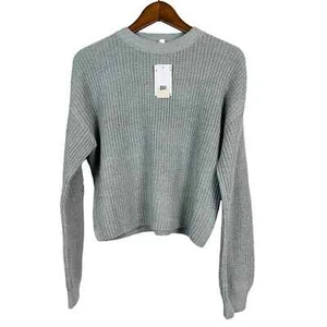 NEW! BP Cable Knit Sweater Crewneck Pullover Grey - S - Picture 1 of 4