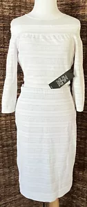 NWT BCBG Maxazria Bettie 2-Piece Top & Skirt Set, White, S - Picture 1 of 9