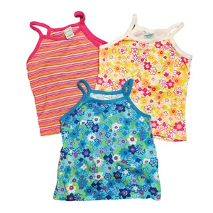 Circo Girls Sleeveless Tank Top Lot Youth Size Medium 8 Pink Orange Blue - Picture 1 of 9