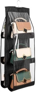 Hanging Handbag Purse Organizer Upgrade Dust Proof Purse Organizer Closet War... - Picture 1 of 8