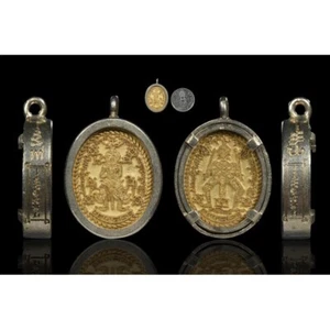 Thao Wessuwan Soft Silver Amulet Authentic, Limited Edition Thai Buddha Amulet - Picture 1 of 4