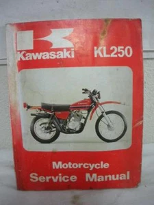 ORIGINAL JAPAN KAWASAKI KL250 # 99924-1008--01 SHOP SERVICE MANUAL - Picture 1 of 1