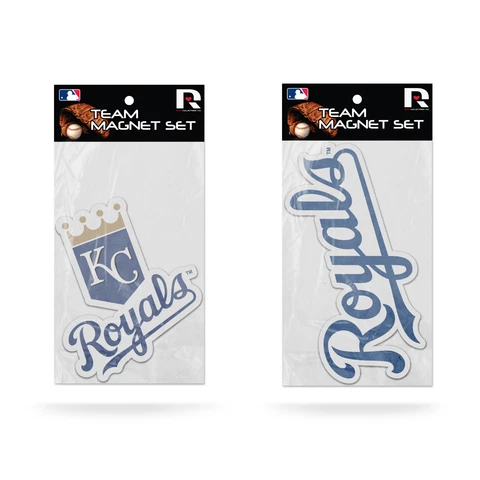Kansas City Royals Magnet Set 2 pack Logo Wordmark NEW MLB Free Shipping! Cover
