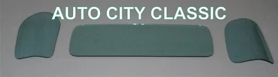 Esquinas traseras de vidrio verde para camioneta Chevrolet GMC 1947-1954 y parte trasera central Foto 1 de 4