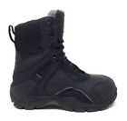 Rocky Mens First Med 9" Tactical Combat Boots Black / Black Size 4 M US