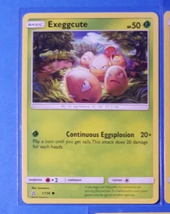 Exeggcute 1/156 & 3x Dewpider 16/156 Pokemon card SM Ultra Prism common NM - Picture 1 of 2