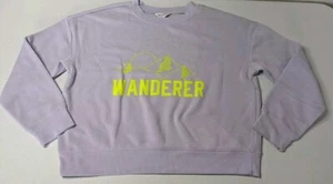 Arizona Jean Co Sweatshirt Women's L Graphic Light Purple Long Sleeve - Picture 1 of 9