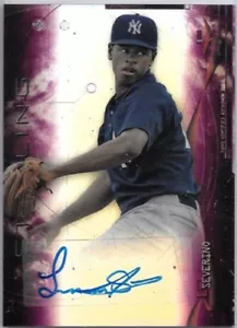 2014 Bowman Sterling Magenta Ref Refraktor Luis Severino RC Auto #72/99 - Bild 1 von 1