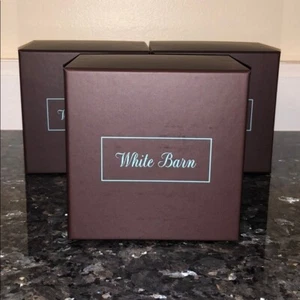 New 3 Pack White Barn Small Candle Gift Boxes - Picture 1 of 3