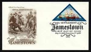 USA, SCOTT # 4136, ARTCRAFT FDC COVER OF 2007 JAMESTOWN SETTLEMENT, SHIPS - Picture 1 of 1