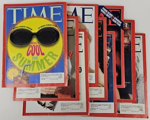 9x Mixed Lot Time Magazine Issues From 1997 1990's Vintage Advertisements Ads - Imagen 1 de 22