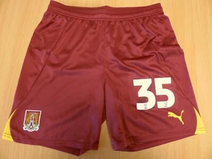 NORTHAMPTON TOWN FC | 35 | MAX DYCHE | PANTALONES CORTOS USADOS A JUEGO 2024/2025 | Talla L - Imagen 1 de 4