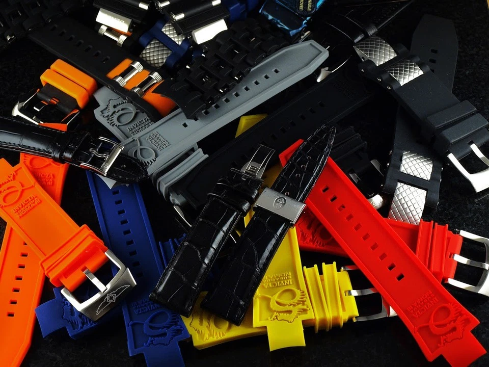 Correas de repuesto Invicta Subaqua Noma III Dragon Embose/VENOM/LUPAH/AVESTRUZ CF Foto 1 de 1