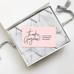 Decoration Gift Package Card Thank You Card Business Card Greeting Cardstock - Picture 1 of 10