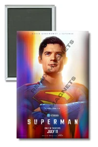 Póster de película de personajes Superman (2025) imán refrigerador de 2" x 3" - Imagen 1 de 4