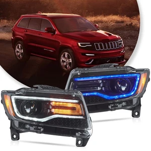 VLAND LED Projector Headlights For 2011-2013 Jeep Grand Cherokee W/Sequential - Bild 1 von 18