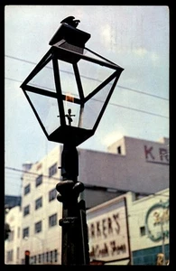 Postkarte Ewiges Licht der Konföderation Gaslampe, Atlanta, Georgia VERSCHICKT 1967 - Bild 1 von 2