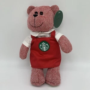 OSO DE PELUCHE STARBUCKS BEARISTA EDICIÓN LIMITADA OSO ROJO DE NAVIDAD 2016 - Imagen 1 de 5