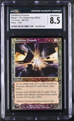 INSIDIOUS DREAMS Torment Foil Rare CGC 8.5 MTG [Nostalgium] - Image 1 of 2