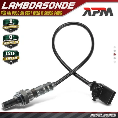 Lambdasonde Regelsonde vor Kat 4-Polig für VW Polo 9N 6C1 Seat Ibiza Skoda Fabia - Bild 1 von 4
